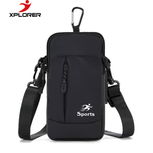 Multifunction Sling Arm Wrist Crossbody Bag Phone Holder Pouch for Jogging Running Hiking Fishing