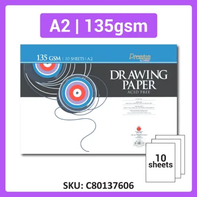 [Weststar TAS] A2 Campap Drawing Paper (135gsm 165gsm 200gsm) 10sheets (ACID FREE)