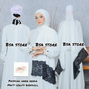 NEW MODEL HIJAB PASMINA INNER RENDA
