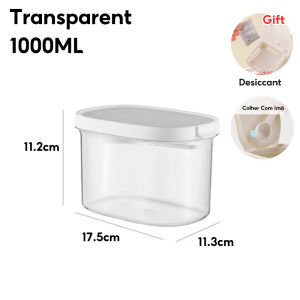 Maxcook Home Baby Milk Powder Storage Container Double-layer Airtight Food Storage Box with Magnetic Spoon Desiccant Compartment