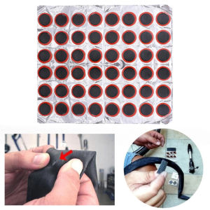 48Pcs/set Rubber Tire Patch Bike Tire Fix Patch Round Inner Tube Tire Patch Bike Tire Repair Patch