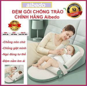 [CHÍNH HÃNG] GỐI CHỐNG TRÀO NGƯỢC AIBEDO CAO CẤPĐIỀU CHỈNH ĐỘ NGHIÊNGCHỐNG NÔN CHỚ HIỆU QUẢCÓ THÁO GIẶT VỆ SINH.