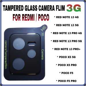 NEW PROMO TG Camera ANTIGORES KAMERA For REDMI NOTE 13 5G / NOTE 13 PRO 4G / NOTE 13 PRO 5G / NOTE 13 PRO+ /  NOTE 12 5G / NOTE 12 PRO 5G / POCO X6 5G / M6 PRO 4G / X5 5G / X5 PRO / F5 / F5 PRO  /  Anti Gores Camera Belakang Handphone Premium Quality