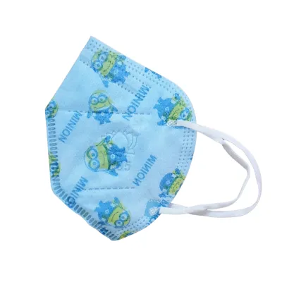 Khẩu trang y tế em bé 4 lớp N95 hoạt hình chính hãng Cửu Long Face Mask ( Hộp 10 cái )