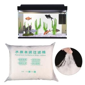 Fishtanks Sponge Cotton for Household Aquariums Cashmere Cotton Easy Hand Tear Cotton Filtration Accessory