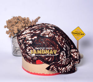 Blangkon Jogja Mataram Halus Motif Prabu Anom