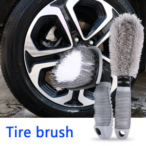 T-bend Handle Car Wash Cleaning Brush Car Detailing Wheel Hub Gap Cleaning Tools Car Tire Brush
