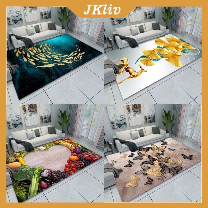 Modern Nordic Round Carpet Simple and Light Luxury Living Room Carpet Bedroom Hanging Basket Chair Round Floor Mat Carpet