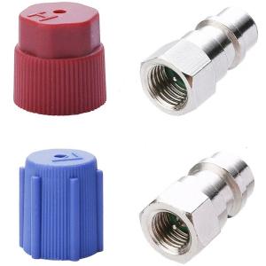 Automotive Air Conditioning Refrigeration Adapter R134A Conversion Kit With Quick Connection Design For HVAC Maintenance