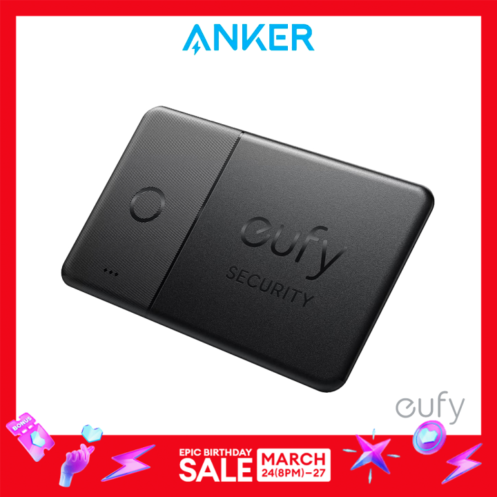 Anker eufy Security SmartTrack Card, Works with Apple Find My (iOS