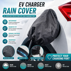 EV Charger Port Cover Magnetic Durable Dustproof Waterproof Universal Outdoor Car Charging Protector
