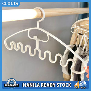 Non-slip Space Saving Plastic Closet Organizer Storage Hangers Multi-port Support Hangers Plastic Clothes Rack Drying Hanger Wave Clothes Hanger Clothes Rack