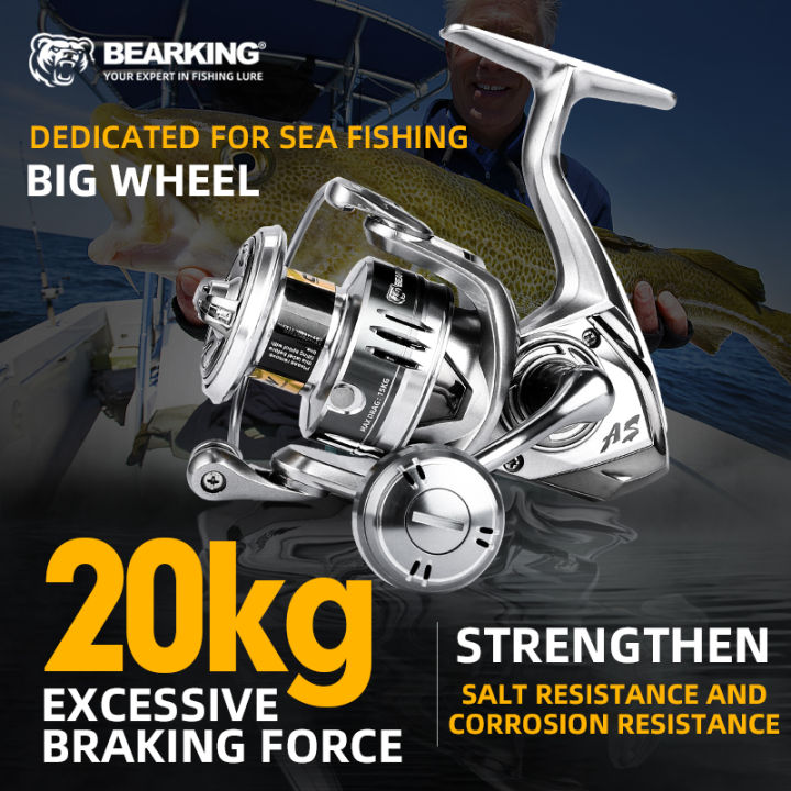 Bearking New Saltwater Fishing Reel 1000-6000 9+1BB bearing Max