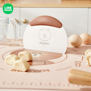 ไลน์เพื่อนแท้ 100% Line Friends ไม่ติด แผ่นอบซิลิโคน แผ่นซิลิโคนรองขนม อุปกรณ์ครัวแผ่นแป้งกลิ้งนวด LFB69