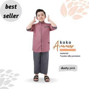 Baju koko ammar kids/ Baju muslim anak laki-laki/ setelan muslim anak laki-laki/ baju koko kurta