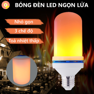 Bóng Đèn Mô Phỏng Ngọn Lửa DL01 Lắp Đặt Dễ Dàng Hiệu Ứng Sống Động Trang Trí Sự Kiện Cửa Hàng