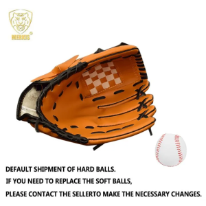 ถุงมือเบสบอล ผู้ขว้างลูกสนามในของเบสบอล สําหรับผู้เริ่มต้นเล่น 10.5 นิ้ว 12 นิ้ว