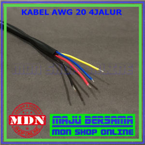 Kabel AWG 20 4 Jalur Original Jual Per 1 meter