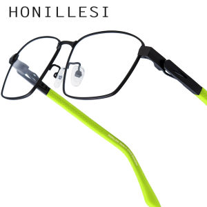 HONILLESI แว่นตากรอบแว่นตาไทเทเนียมผู้ชาย2025ใหม่เบากลางแจ้งญี่ปุ่นคุณภาพสูงดีไซน์เป็นแว่นสายตาขอบเต็ม7304