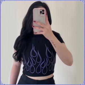 SHOPPING HOKKY - COD Lunox Shining RIB Crop Top