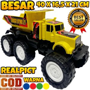 ( BISA COD ) PROMO UKURAN BESAR Mainan Anak Mobil Mobilan Truk Truck Angkut Barang Konstruksi Buldozer SNI / Mainan Anak Laki Laki Murah