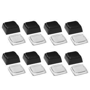 XDA Height PBT+PC Keycap Set of 8 for Mechanical Keyboards Easy to Clean and Classical Color Optional