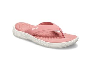 Crocs Reviva Flip Women รองเท้าแตะ กระเป๋าของ Crocs รองเท้า รองเท้าครอส รองเท้าแตะสุขภาพ รองเท้าแตะเพื่อผิวหน้า รองเท้าแตะผู้หญิง