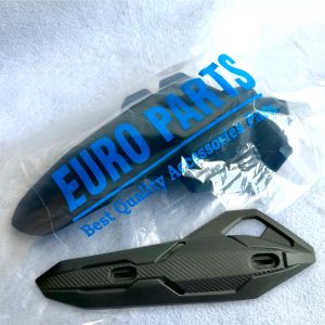 PAKET hugger spakbor + tameng knalpot ( FREE STICKER ) untuk SEMUA JENIS MOTOR BEAT TAHUN 2013 - 2023 HUGGER SPAKBOR KOLONG TAMENG COVER KNALPOT HUGER HUNGER HUGGER TAMENG KNALPOT BAHAN MIX KARBON ABS PLUG AND PLAY (PNP) Original MERK EURO PART