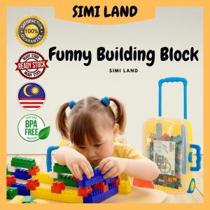 SIMI DIY Funny Building Block Toy Education Cube Puzzle for Children Early Learning Mainan Budak Lego Kanak