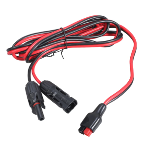 High Current 30Amp ADS to Multi-Contact 4 Solar Adapter 12AWG Outdoor Power Cable For Charging Power Stations Carts