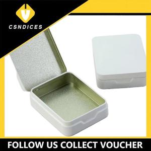 [Csndices] กล่องเก็บของดีบุกใหม่กล่องเก็บโลหะขนาดเล็กกล่องใส่เหรียญเครื่องประดับกล่องเก็บขนมงานแต่ง