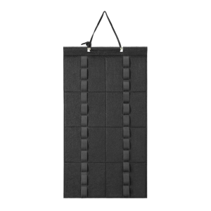 Foldable Felt Drum Stick Holder Pouches Hanging Drumstick Holder Wall Drumstick Display Bag for 12 Pairs Drumsticks