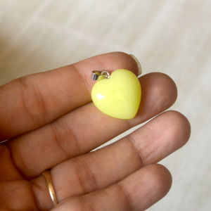 Mặt dây chuyền hình trái tim bằng đá nhiều mẫu