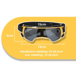 Hamshmoc Phong Cách Kính bơi cho chó Mặt Trời & chống bụi Bendable Phù Hợp Không Áp Lực Ban Nhạc Hạnh Phúc Cuộc Phiêu Lưu Ngoài Trời