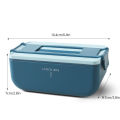 Konco Portable double-deck lunch box Large Capacity Office Worker  Student Children Bento Box Food Container. 