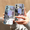 Hontinga Tempered Glass Casing Cases For Samsung Galaxy S10 S20 Plus S20 Ultra FE 5G Note 10 Plus Note 20 Ultra Note 8 9 Case Cartoon Cinnamoroll My Melody Kuromi Phone Case  Back Cover Casing Hard Case. 
