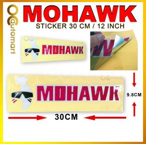 Mohawk Sticker 30 cm/12 inch for windscreen or rear windscreen