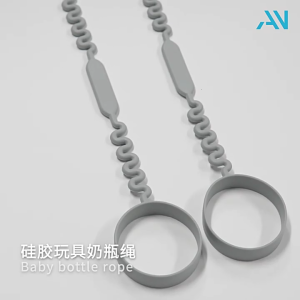 Toy Safety Straps Socub Silicone Adjustable Baby Pacifier Teether Straps Toddlers Toy Bottle Harness Strap for Stroller