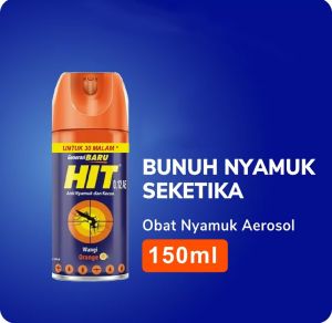 HIT Aerosol Obat Semprot Nyamuk dan Kecoak 600ML & 150ML Semua varian
