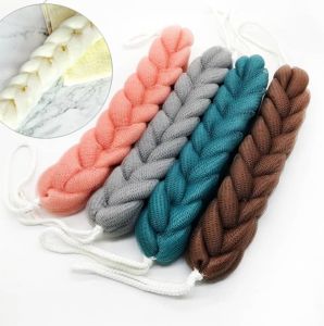 📣Body Exfoliate Puff Bath Sponge Scrub Mesh Net Massage Back Scrubber