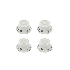 FLEOR 4Pcs กีตาร์ควบคุมความเร็ว Volume Tone Knobs Top Hat Bell สำหรับ LP SG กีตาร์ไฟฟ้า10สีสำหรับเลือก