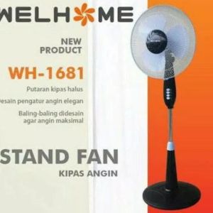 Welhome WH-1681 Kipas Angin Berdiri / Stand Fan 16 Inch MJ Elektric