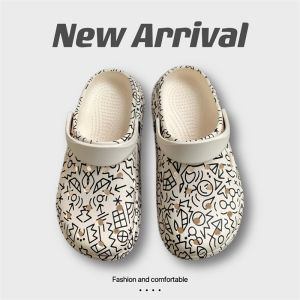 [Free Shipping] WomenS Summer New Style Outdoor Clogs Slip-Resistant And Durable With A Cartoon Design Suitable For Couples And Beach Wear