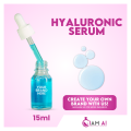 Hyaluronic Serum 15ml - With Niacinamide, Glycerin, and Hyaluronic Acid for Smooth, Glowing Skin. 