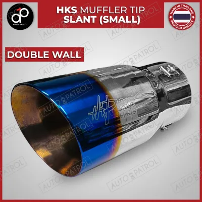 HKS Muffler Tip Small Universal Burnt Tip Slant ( B021 Slant )