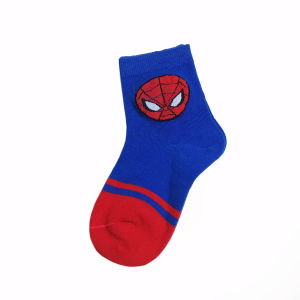 KAOS KAKI ANAK SEKOLAH TK LAKI KEKINIAN UMUR 3 - 7 TAHUN SOCK KIDS COWOK KARAKTER SUPERHERO SUPERMAN A1