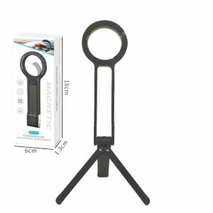 Kebidumei Magsafe Dual-sided Ma-gnetic Phone Tripod Stand Foldable Desk Mount Phone Handle Holder for iPhone Smartphones Selfie Outdoor Travel Vlog LiveStreaming