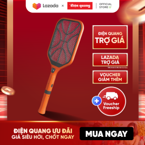 Bộ vợt muỗi đa năng Điện Quang ĐQ EMR08L OBL ( Cam - Đen )