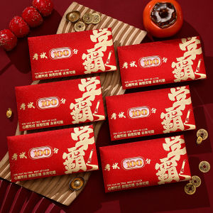 6pcs long lanh Ngựa phong bì màu Đỏ 2026 rỗng sáng tạo ra thiết kế cho Trung Quốc năm mới tiền lì xì gói cho trẻ em