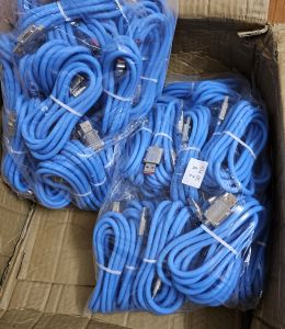 Dây Cáp cá mập Sạc Nhanh 120W loại USB A Type C-C Dài 2M làm Bằng Hợp Kim Kẽm Silicon chống bám bẩn chống gãy